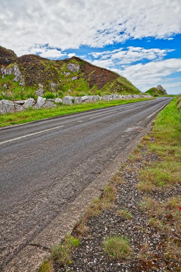 East Antrim Country Road - HDR