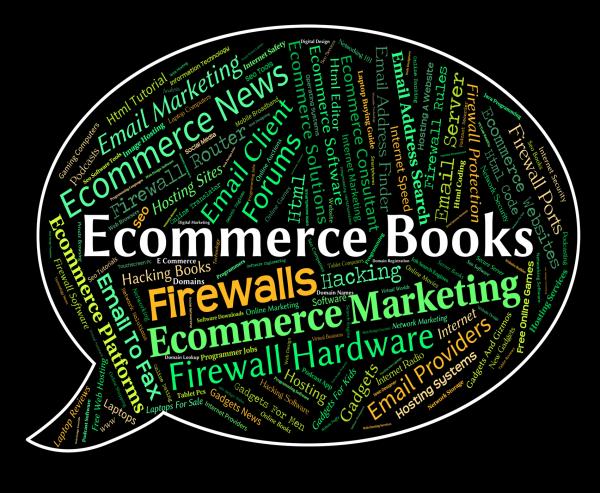 Ecommerce Books Means Web Text And Internet