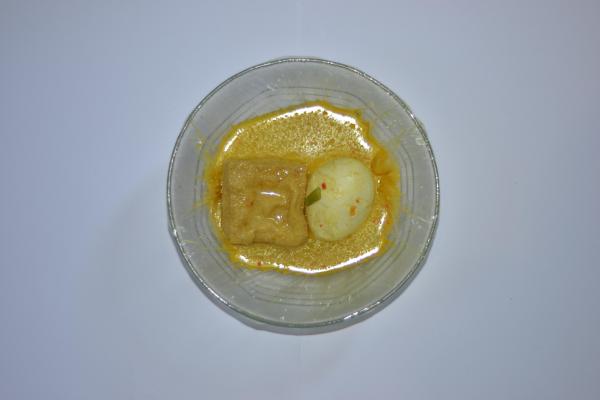 Egg and tofu curry