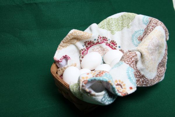 Eggs in a basket