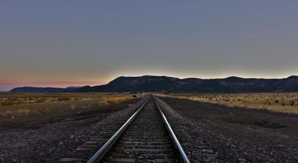 Empty railroad