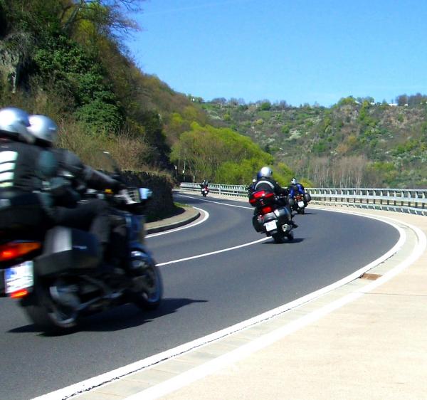 Enjoying a Motorcycle Ride