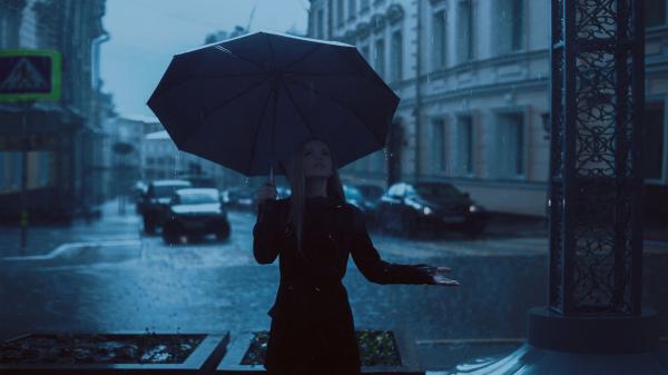 Enjoying the Rain