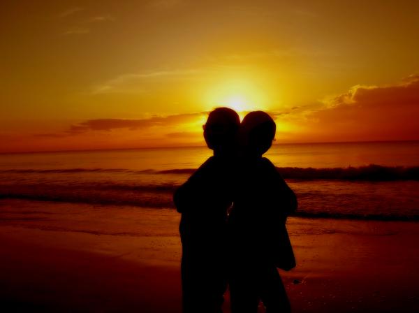 Enjoying the sunset