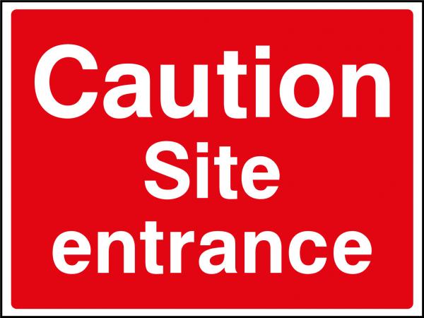 Entrance sign