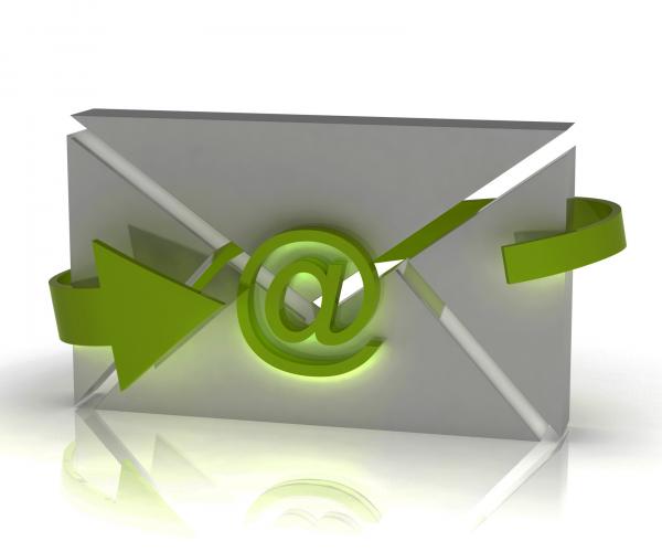 Envelope Sign Shows Internet Communication Message Online