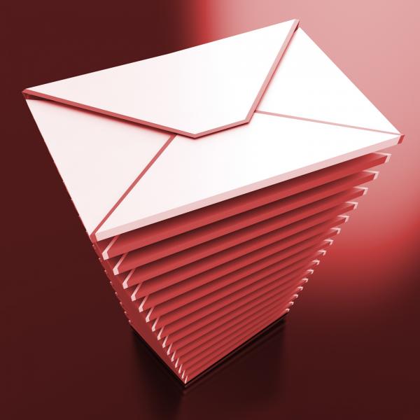Envelopes Shows E-mail Message Inbox Mailbox