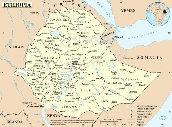 Ethiopia Map