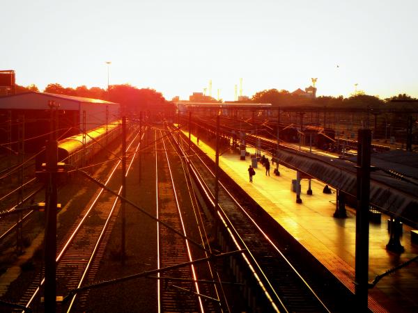 Evening Railway View