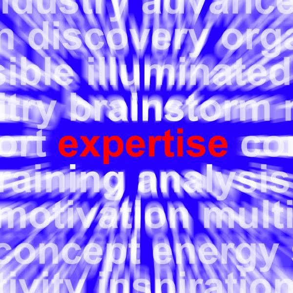 Expertise Word Showing Skills Training And Knowledge