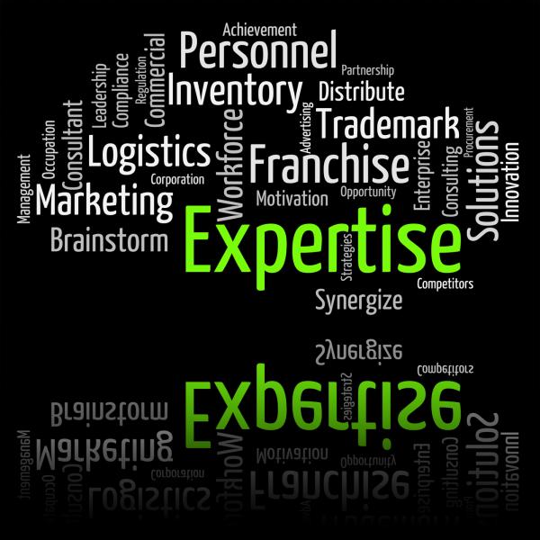 Expertise Word Shows Educated Proficiency And Wordclouds