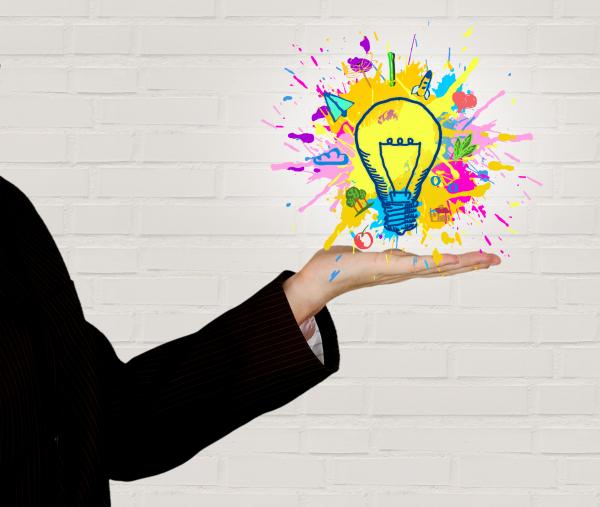 Explosion of Ideas - Person Generating Ideas