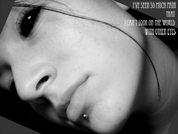 Eyes are  mirror reflection of the soul