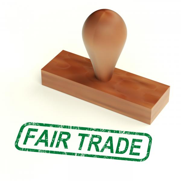 Fair Trade Rubber Stamp Shows Ethical Products