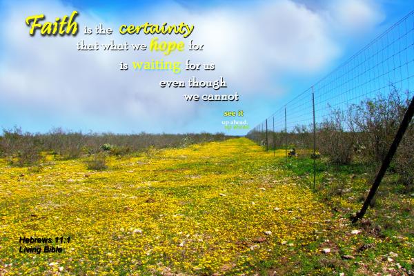 Faith is the Certainty