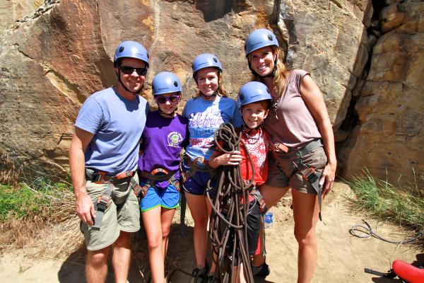 Family climbing