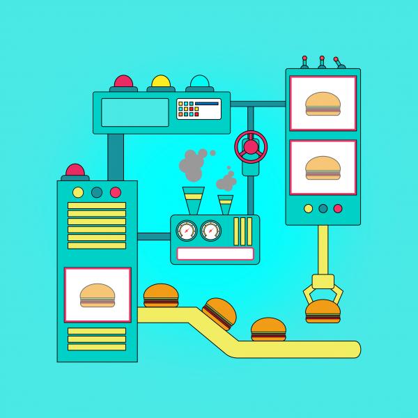 Fast Food - Food Processors Concept