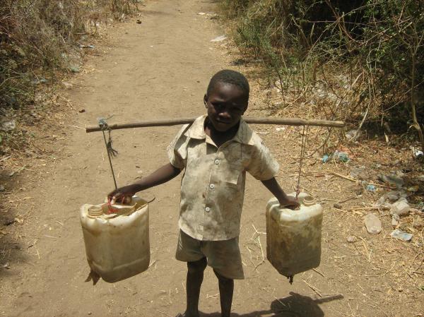 Fetching the water