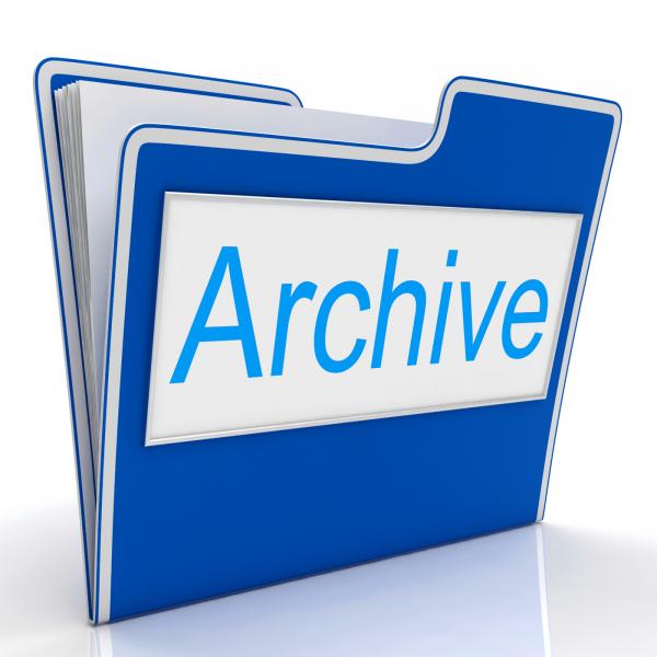File Archive Represents Organized Paperwork And Organization