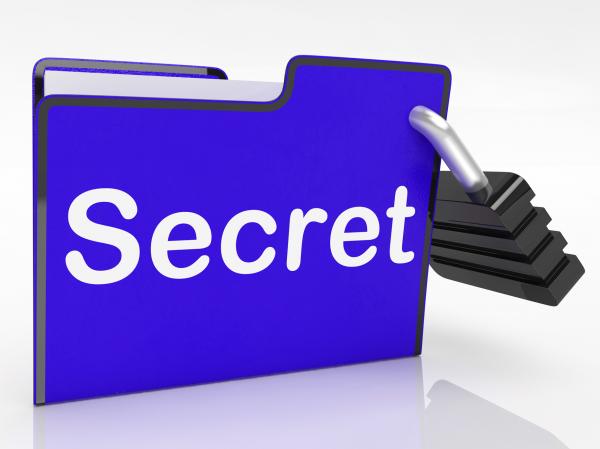 File Secret Shows Encryption Correspondence And Unauthorized