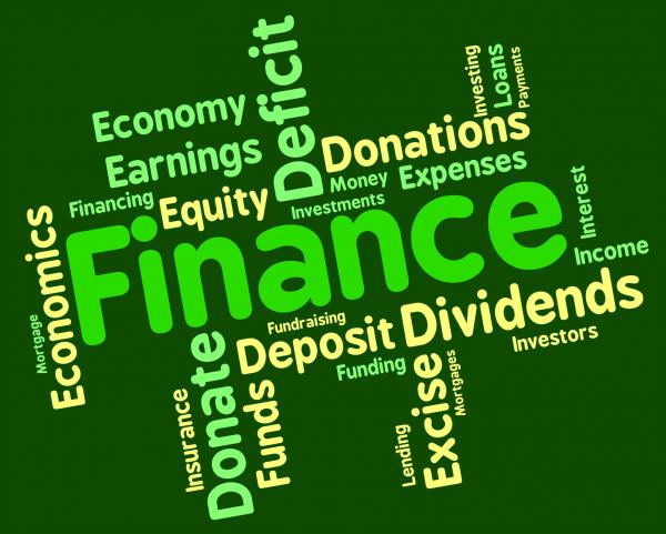 Finance Word Shows Trading Investment And Accounting
