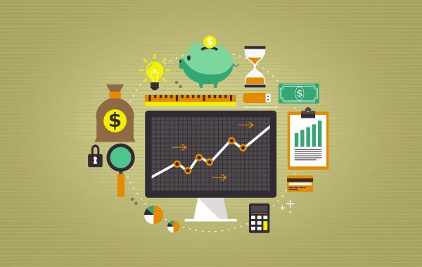 Financial Operations and On-Line Banking Illustration