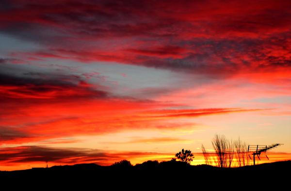 Fire in the sky