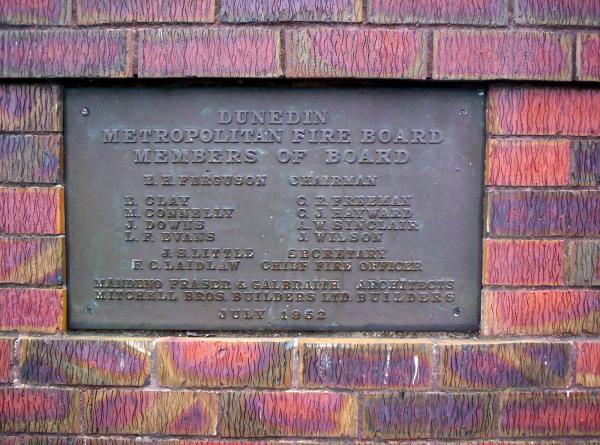 Firestation Brass Plaque