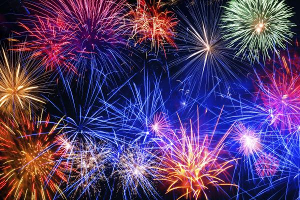 Group of Fireworks