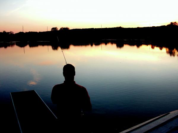 Fisherman at Dusk