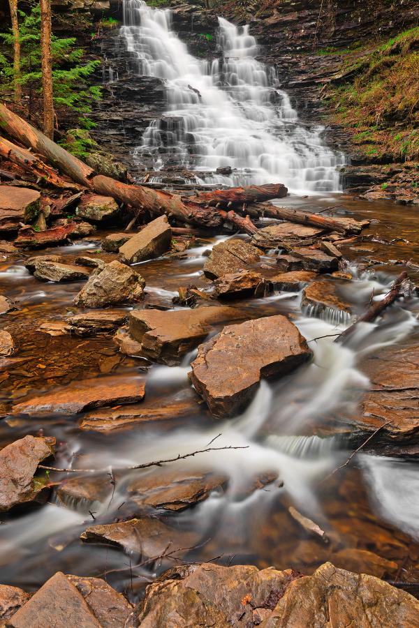 FL Ricketts Streaming Falls - HDR