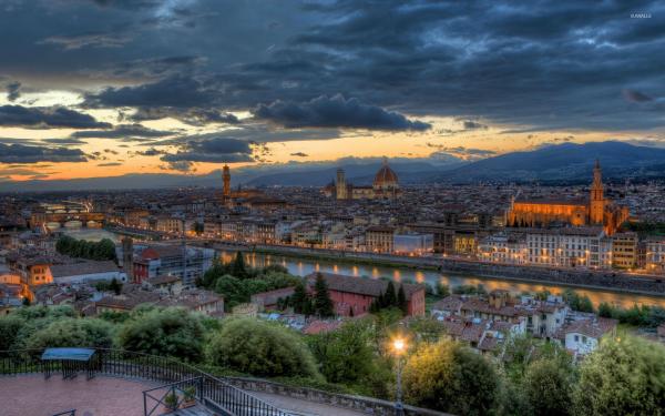 Florence in Dusk