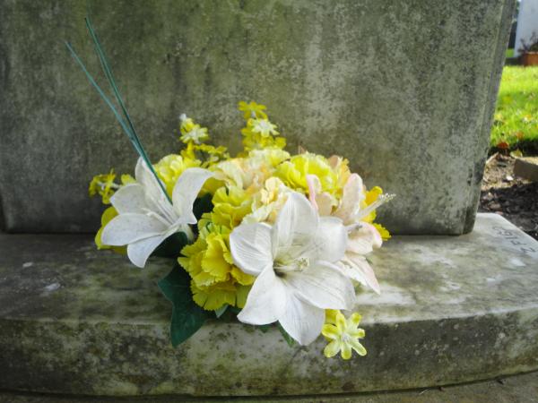 Flower at grave