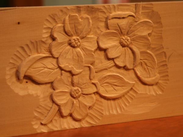 Flower carvings