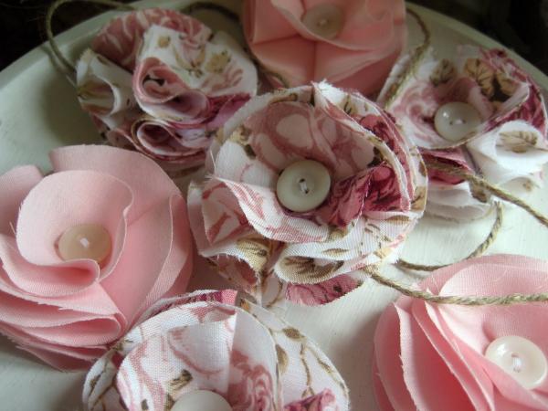 Flower garlands stall