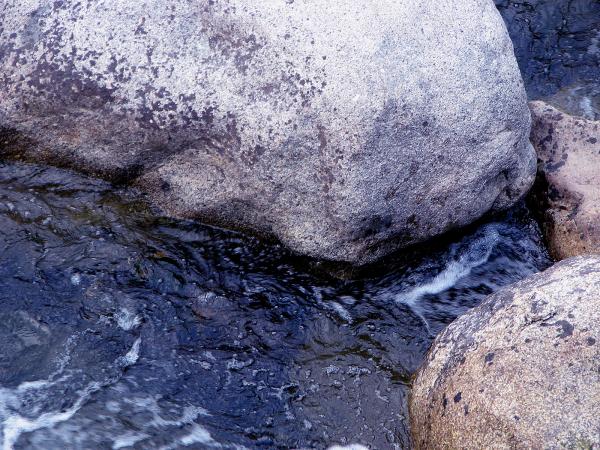 Flowing Through the Boulders