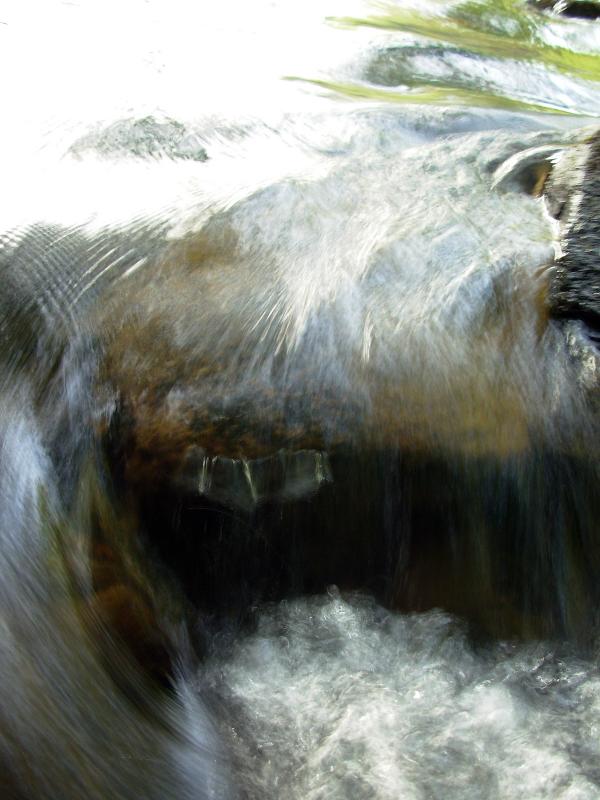 Flowing water