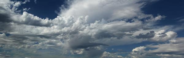 Fluffy Clouds Background
