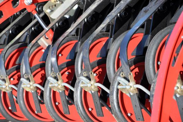 Fragment of seeding equipment
