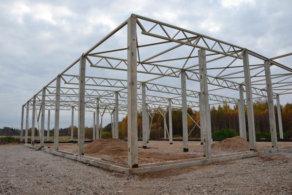Fragment of steel structure