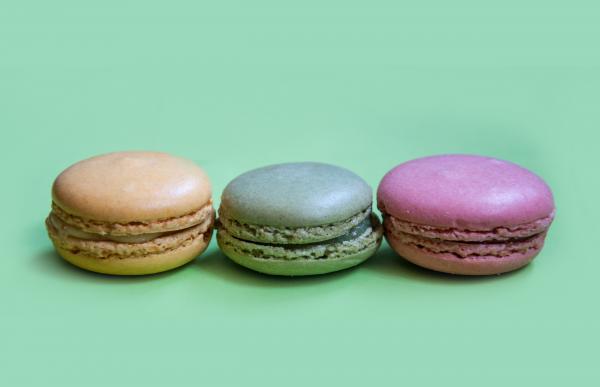 French macaroons dessert cookies