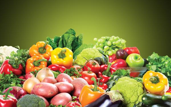 Fruits and vegetables