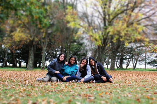 Friends in the park
