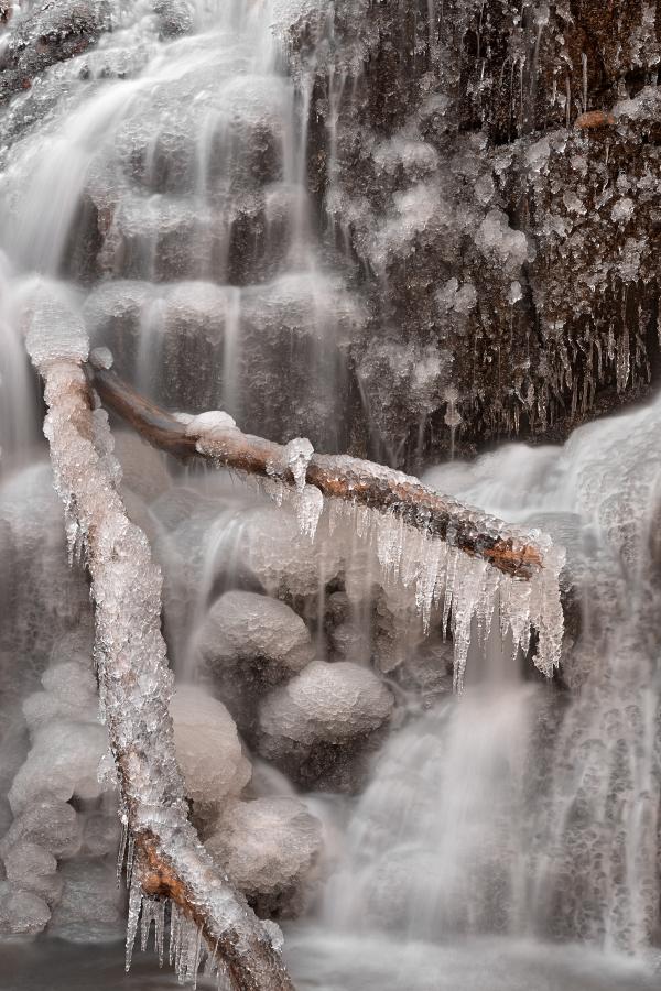 Frozen Avalon Falls - HDR