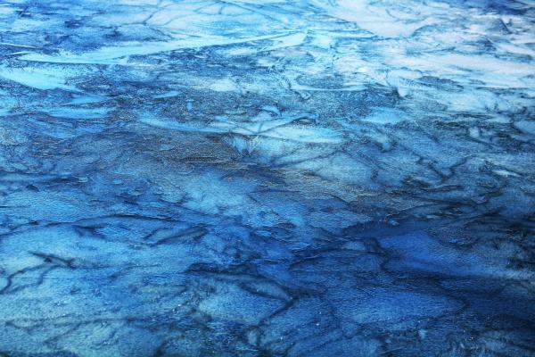 Frozen water