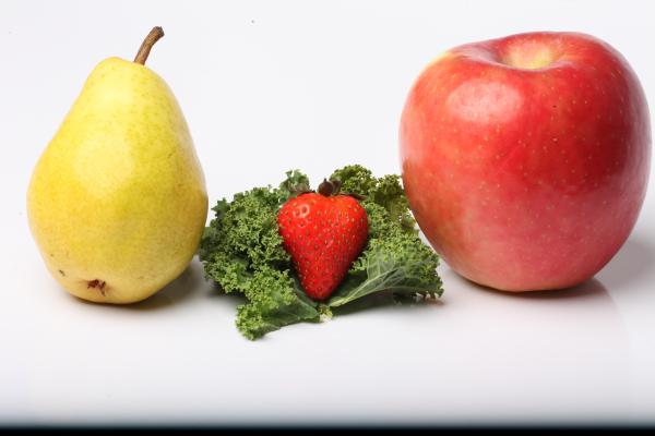 Fruit isolated on white