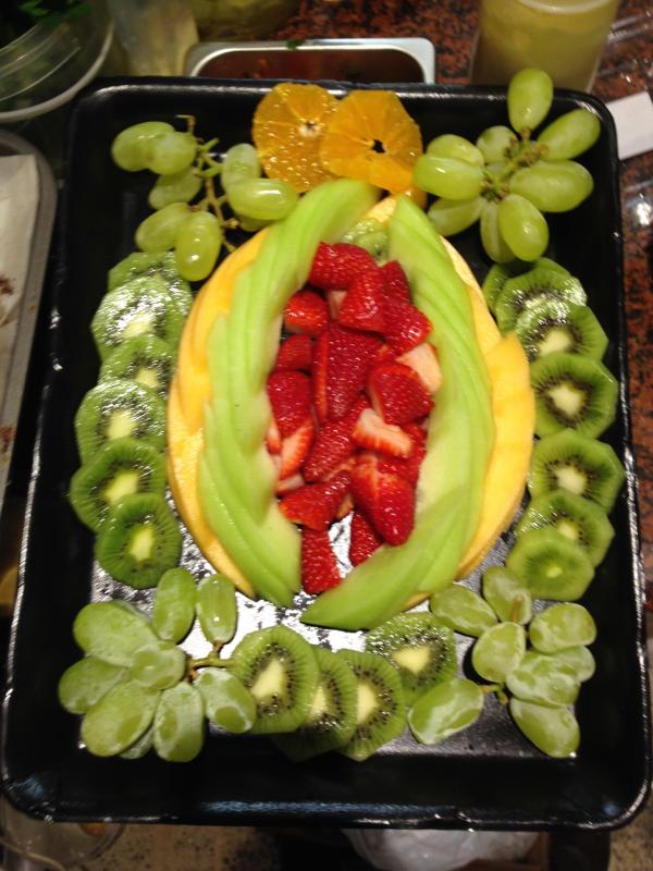 Fruit layout