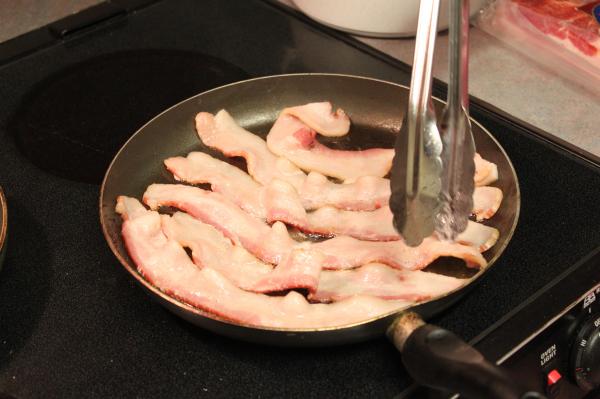 Frying Meat