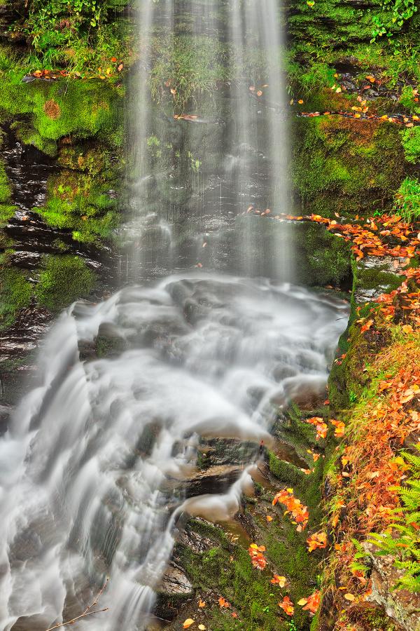 Fulmer Autumn Moss Falls - HDR