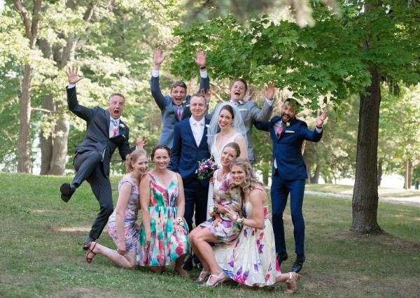 Fun at wedding